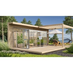 Vitavia Serre adossée Gris 8.6m²