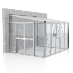 Vitavia Serre adossée Gris 8.6m²