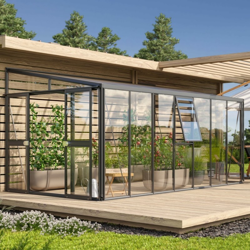 Vitavia Serre adossée Noir 11.9m² Vitavia Serre adossée Noir 11.9m²