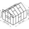 Vitavia Serre de jardin en polycarbonate Vert 8.3m²