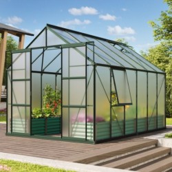 Vitavia Serre de jardin en polycarbonate Vert 9.9m²