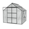 Vitavia Serre de jardin en polycarbonate Noir 6.7m²