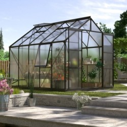 Vitavia Serre de jardin en polycarbonate Noir 8.3m²