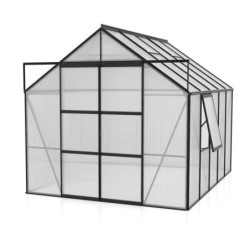 Vitavia Serre de jardin en polycarbonate Noir 8.3m²