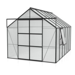 Vitavia Serre de jardin en polycarbonate Noir 9.9m²