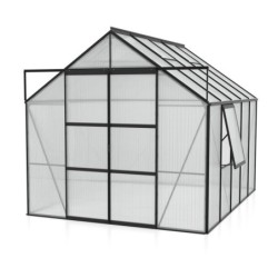 Vitavia Serre de jardin en polycarbonate Noir 8.3m²