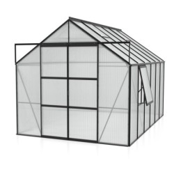 Vitavia Serre de jardin en polycarbonate Noir 9.9m²