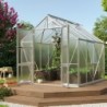 Vitavia Serre de jardin en polycarbonate Gris 6.7m²