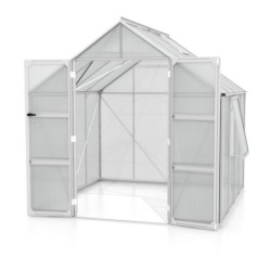 Vitavia Serre de jardin en polycarbonate Gris 6.7m²