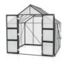 Vitavia Serre de jardin en polycarbonate Noir 6.7m²