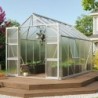Vitavia Serre de jardin en polycarbonate Gris 9.9m²