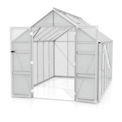 Vitavia Serre de jardin en polycarbonate Gris 9.9m²