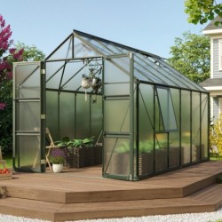 Vitavia Serre de jardin en polycarbonate Vert 9.9m²