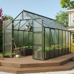 Vitavia Serre de jardin en polycarbonate Vert 11.5m²