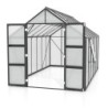 Vitavia Serre de jardin en polycarbonate Noir 11.5m²