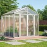Vitavia Serre de jardin en polycarbonate Gris 6.2m²