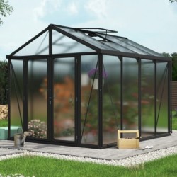 Vitavia Serre de jardin en polycarbonate Noir 8.1m²