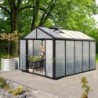 Vitavia Serre de jardin en polycarbonate Noir 10m²