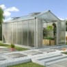Vitavia Serre de jardin en polycarbonate Gris 13.8m²