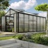 Vitavia Serre de jardin en polycarbonate Noir 13.8m²