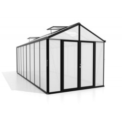 Vitavia Serre de jardin en polycarbonate Noir 15.7m²