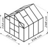 Vitavia Serre de jardin en polycarbonate Vert 6.7m²