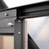 Vitavia Serre de jardin en polycarbonate Noir 6.7m²