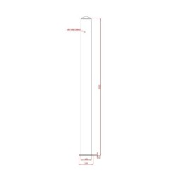 X-Metal Accessoires portails clôtures Aluminium Anthracite