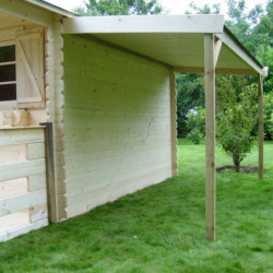 Bûcher traité autoclave pour abri de jardin Solid