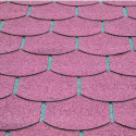 Shingles de couverture rouge pour abri de jardin 3m² Solid - Fabriqué en Belgique