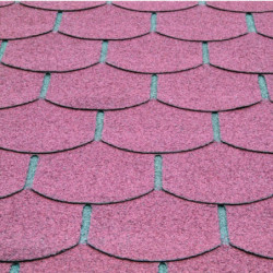Shingles rouges pour abri de jardin Solid - pack de 3m²
