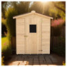 Abri de jardin en bois 2,56m² + plancher - Habrita