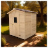 Abri de jardin en bois 2,56m² + plancher - Habrita