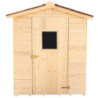 Abri de jardin en bois 2,56m² + plancher - Habrita