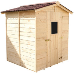 Abri de jardin en bois 2,56m² + plancher - Habrita