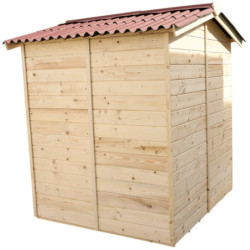 Abri de jardin en bois 2,56m² + plancher - Habrita
