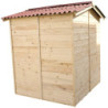 Abri de jardin en bois 2,56m² + plancher - Habrita