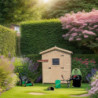Abri de jardin en bois 2,56m² + plancher - Habrita