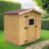 Abri de jardin en bois 2,56m² + plancher - Habrita