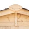 Abri de jardin en bois 2,56m² + plancher - Habrita