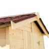Abri de jardin en bois 2,56m² + plancher - Habrita