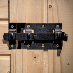 Abri de jardin en bois massif 20m² – madriers 28mm - Habrita