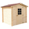 Abri de jardin en bois massif 3,8m² – madriers 20mm - Habrita