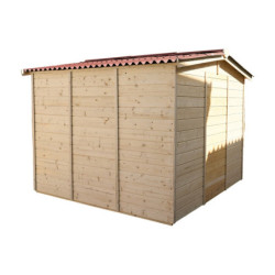 Abri en bois massif 5,76m² Habrita
