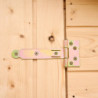 Abri en bois massif certifié 2,03m² - panneaux 16mm + plancher