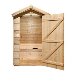 Toilettes sèches en bois massif FSC - panneaux 16mm + plancher - Habrita