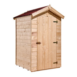 Toilettes sèches en bois massif FSC - panneaux 16mm + plancher - Habrita