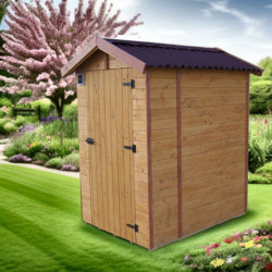 Toilettes sèches en bois massif FSC - panneaux 16mm + plancher - Habrita