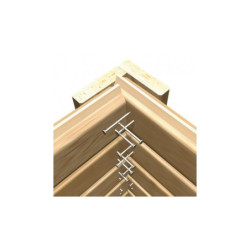 Abri de jardin adossé en bois certifié 4,85m² Juist 3 - Karibu