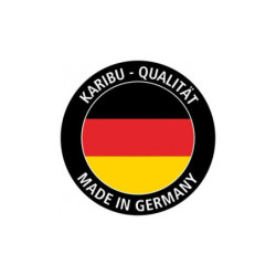 Abri adossé Juist 2 en bois certifié 3,28m² - Karibu